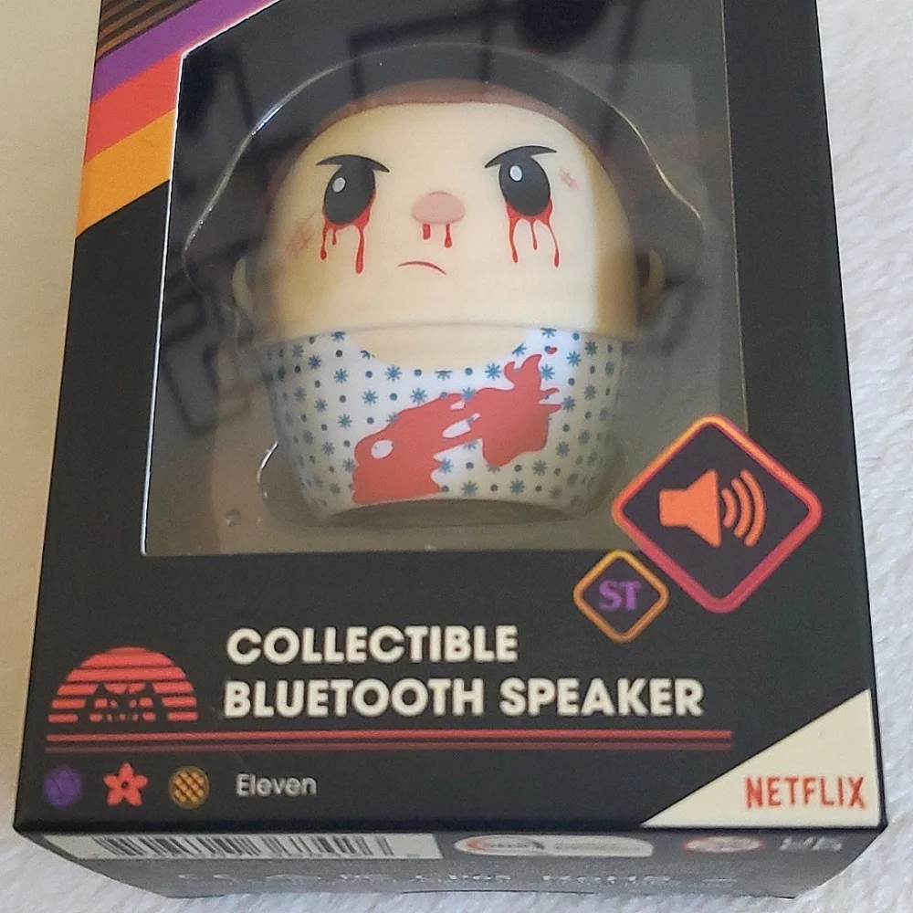 NIB New Netflix Stranger Things Eleven Bitty Boomer Bluetooth Speaker - Picture 4 of 6